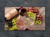 GLAS-SCHNEIDEBRETT 52x30 WEIN