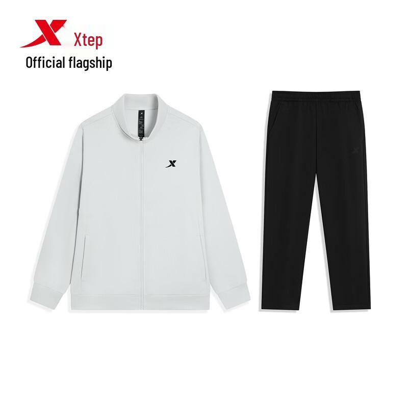 Xtep Men s Casual Stand-Collar Sportswear Set 2XL