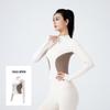 Women's Slim Fit Color-Matching Yoga Jacket for Running & Fitness