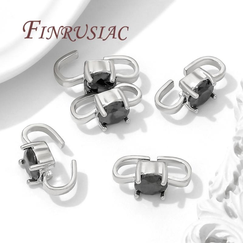 Rhodium Plated Brass Connector For Jewelry,Clasp For Bracelet Accessories,DIY Jewelry Making Supplies,Necklaces Findings