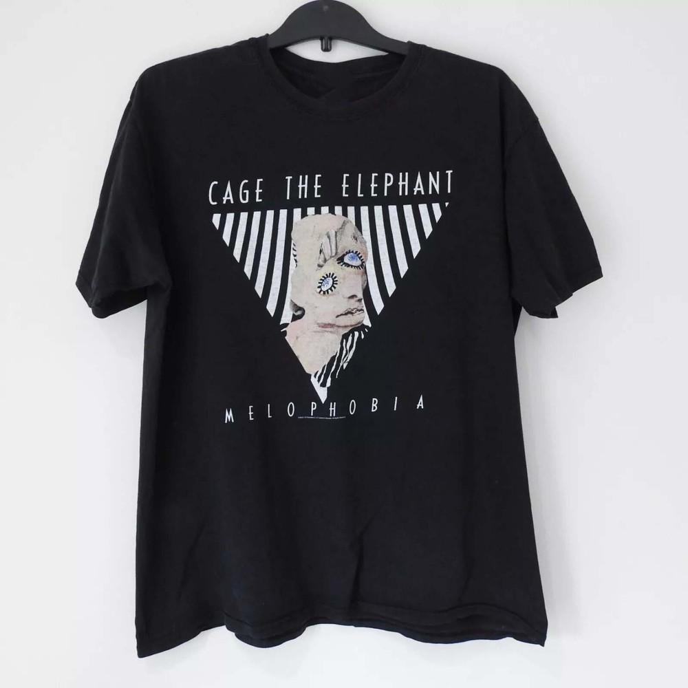 Cage The Elephant Melophobia Band T-Shirt Black SU639 Unisex T-Shirt L
