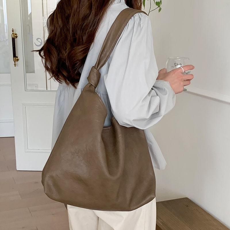 Большая вместительная сумка через плечо женская новая корейская версия модная — фото 3