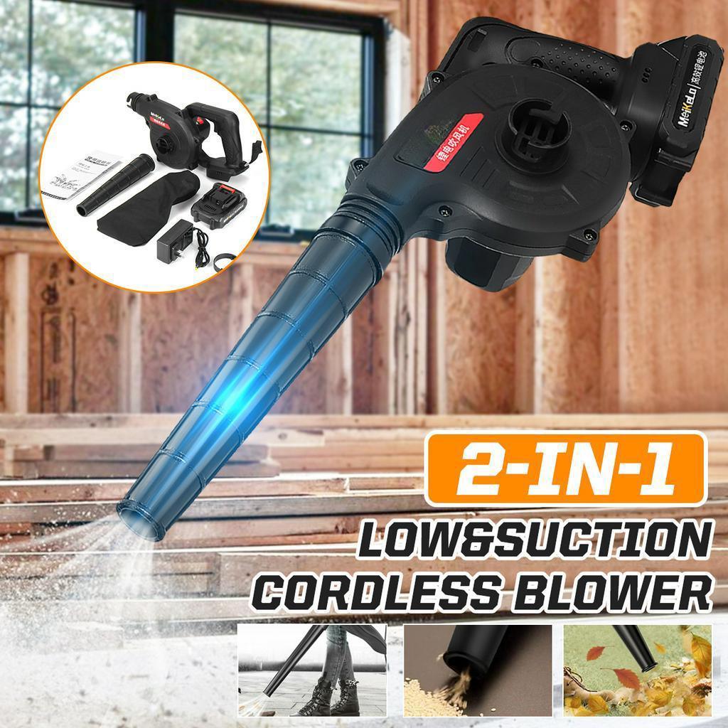 

Аккумуляторный электрический воздуходув ручной литиевая батарея высокая мощность беспроводной воздуходув сменный домашний пылесборник очиститель 220 В 58000H 1 x Battery