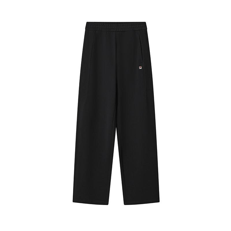 Fila Heritage Classic Универсальные Эластичные Удобные Вязаные Прямые Свободные Повседневные Брюки Женские низы Легендарно-Синий F11W548604FNV