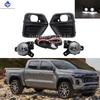 LED Fog Light Set Assembly For Chevrolet Colorado 2023 US Foglamp Headlight Cover With Radar Hole Frame Wire Car Accessories