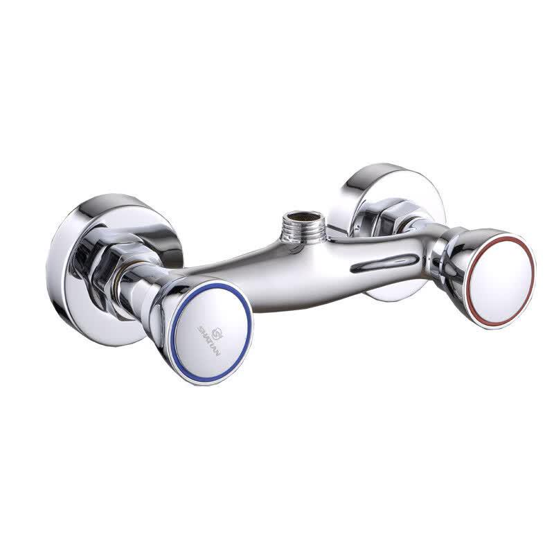 FURONGHUA Copper Double Handle Bathtub and Shower Faucet