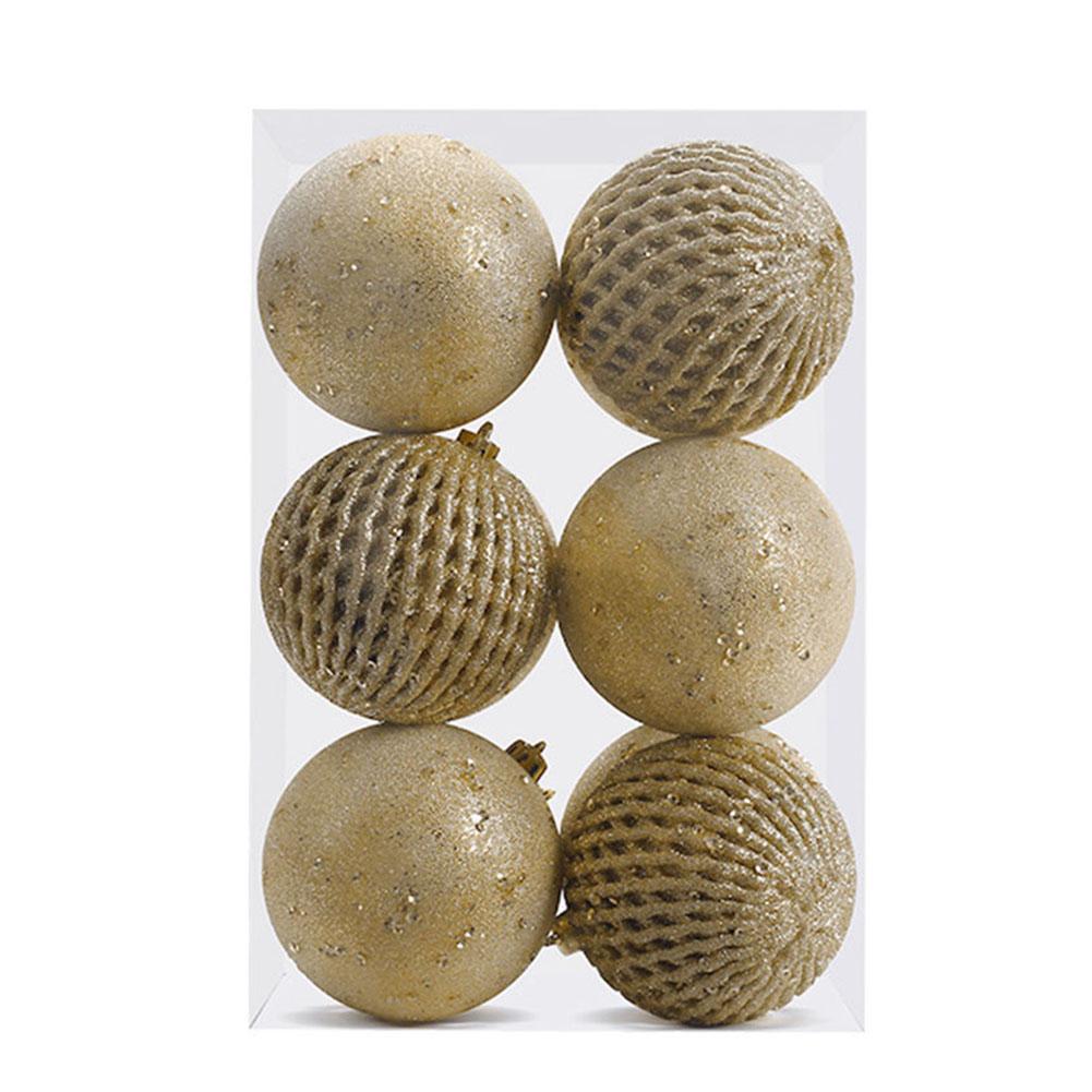 Christmas Balls 12 Pcs Shatterproof 8 Cm Ccessories