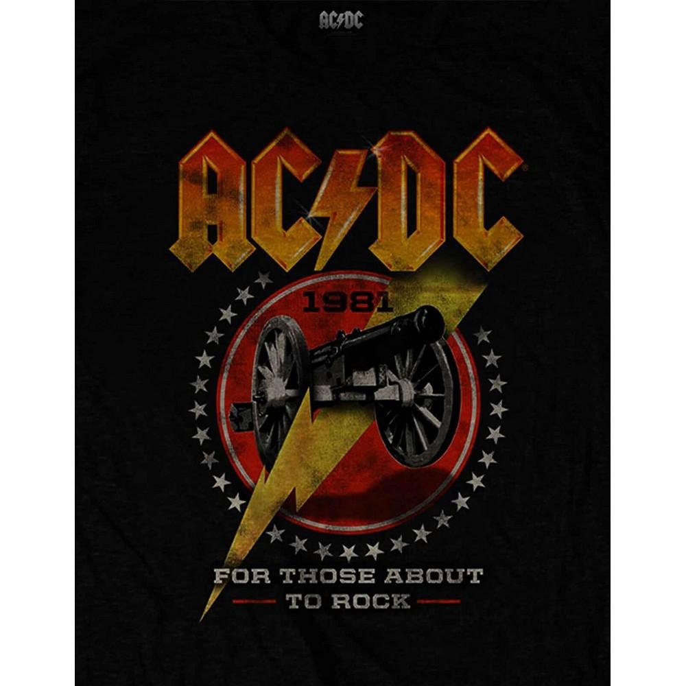 AC/DC Unisex Adult For Those About To Rock Â´81 T-Shirt