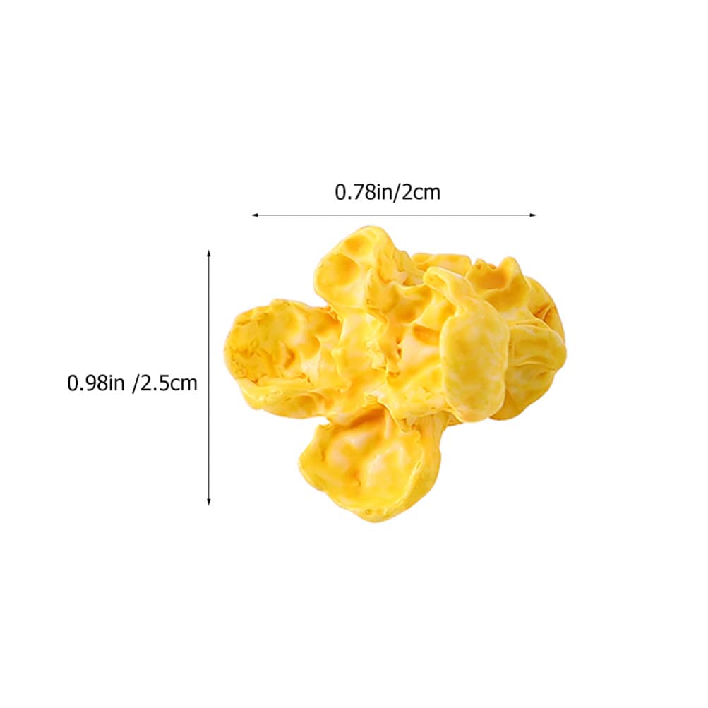 EXCEART Cone Sample, Life-Size, DIY Craft Decoration, Popcorn Decoration, Replica, Display, Interior, Craft Decoration, Exhibition, Model, 100 Pieces