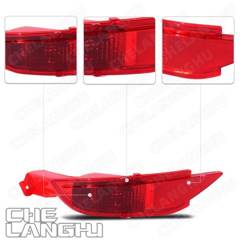 Rear Bumper Reflector Light For Ford Fiesta 2009-2014/C-Max 2010-2015 LHD Car accessories Tail Light Right Side Without Bulbs