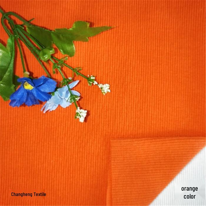 All-Cotton Knitted 2x2 Rib Fabric for Sweatshirt Neckline, Cuffs, and Hem