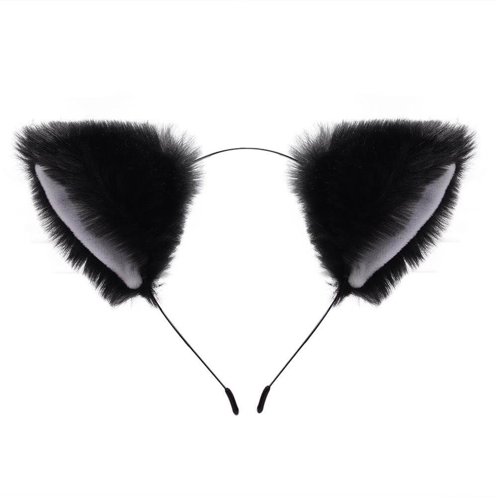 Cat Ears Bell Headband - Cosplay Catwoman Hair Accessory for Christmas & Halloween