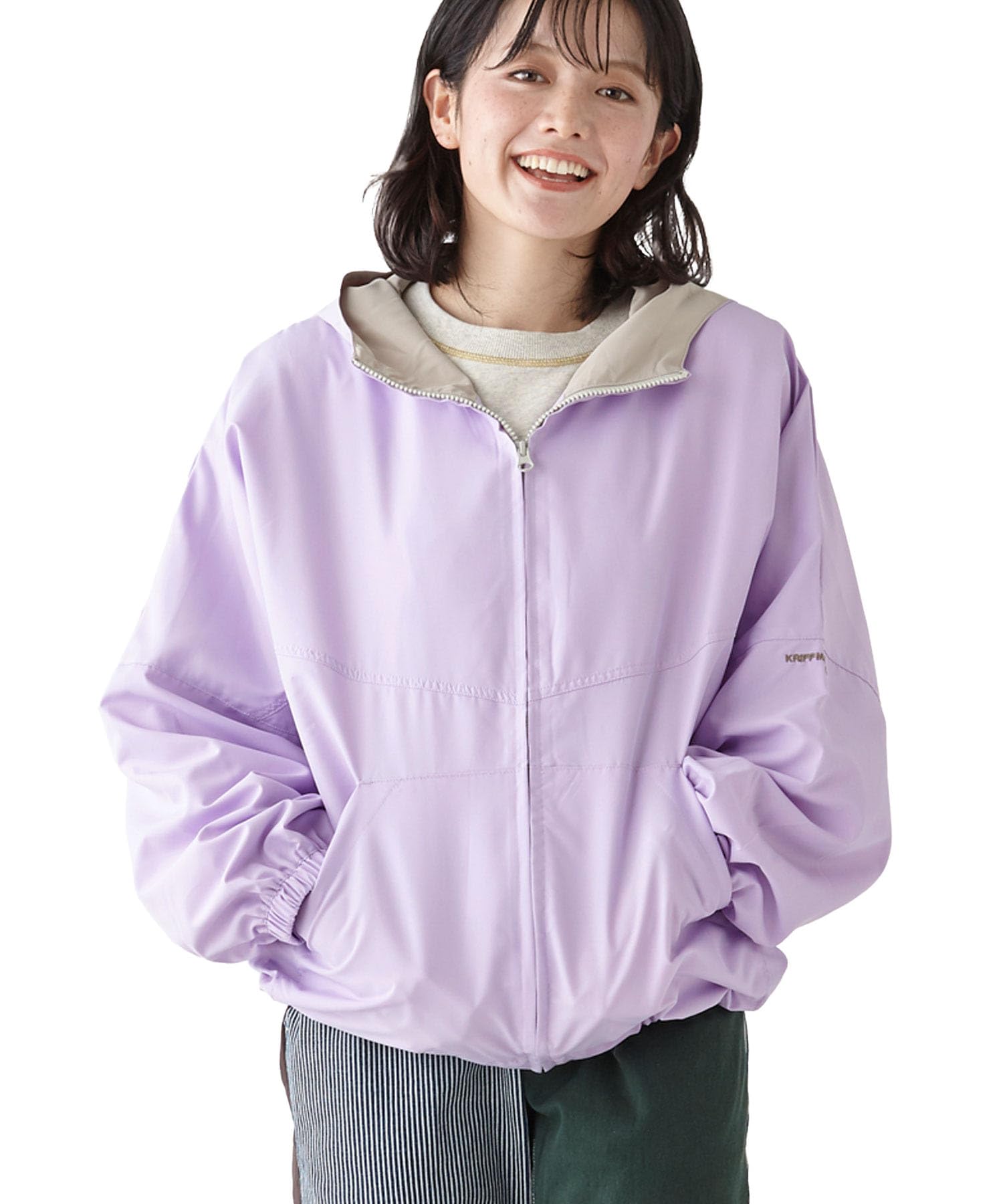 

Куртка с капюшоном Cliff Mayer Pollen Drop Active, лавандовая, женская, большая,