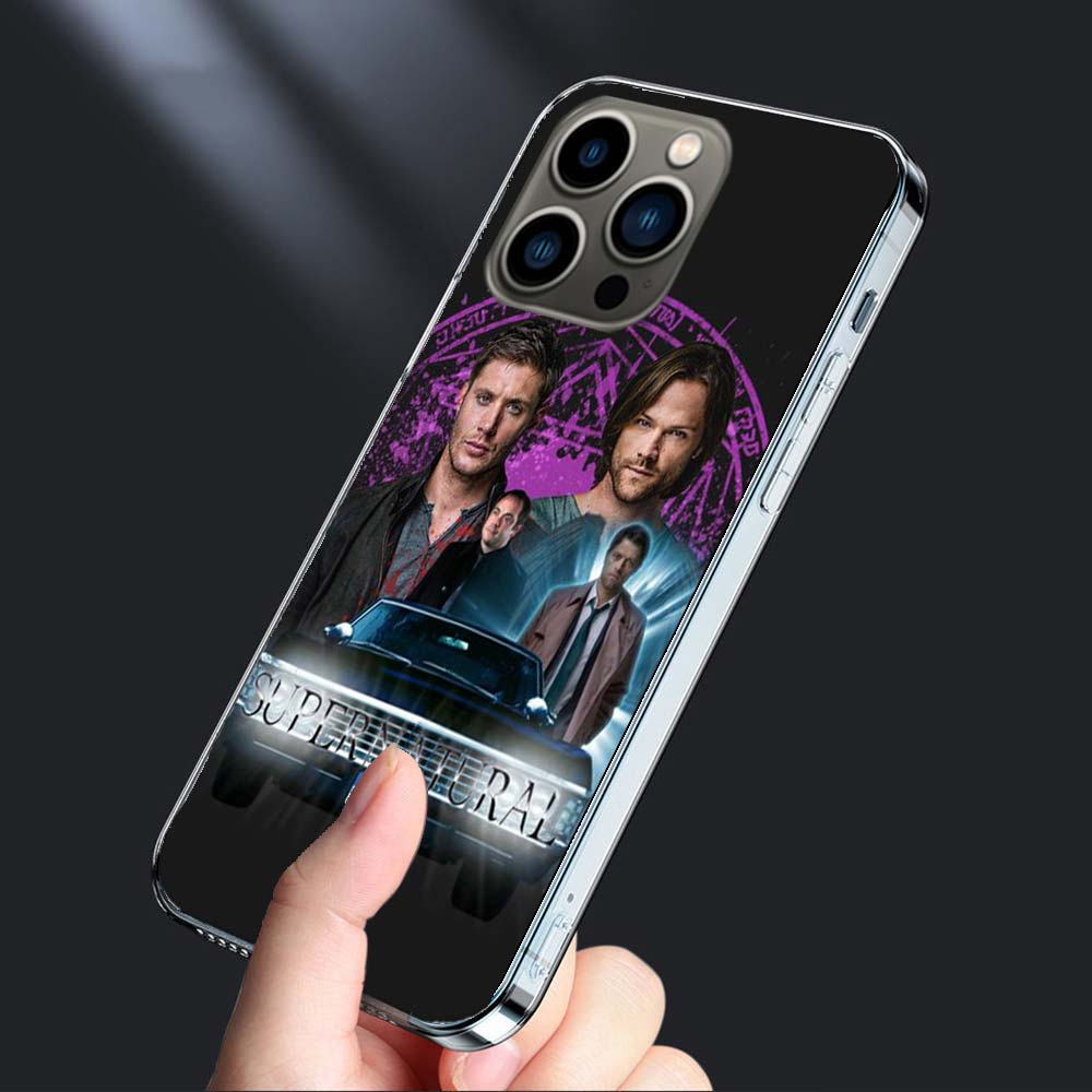 Babaite Supernatural SPN Dean And Sam Phone Case For Apple Iphone 16E Capa 15+ 14 Plus 17 Air 16 Pro Max 12 Pro Cute 13 Mini