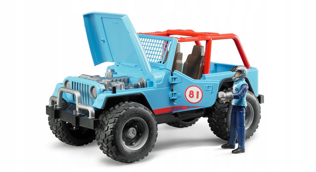 Jeep Cross Country Racer blue BRUDER 02541 Profi series 1:16