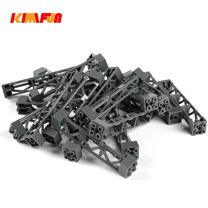 

10 шт. строительные блоки, имитирующие стальную конструкцию, подвесной мост MOC, заводская сцена, сделай сам, сборка, поддержка железнодорожного пути 10pcsVeS