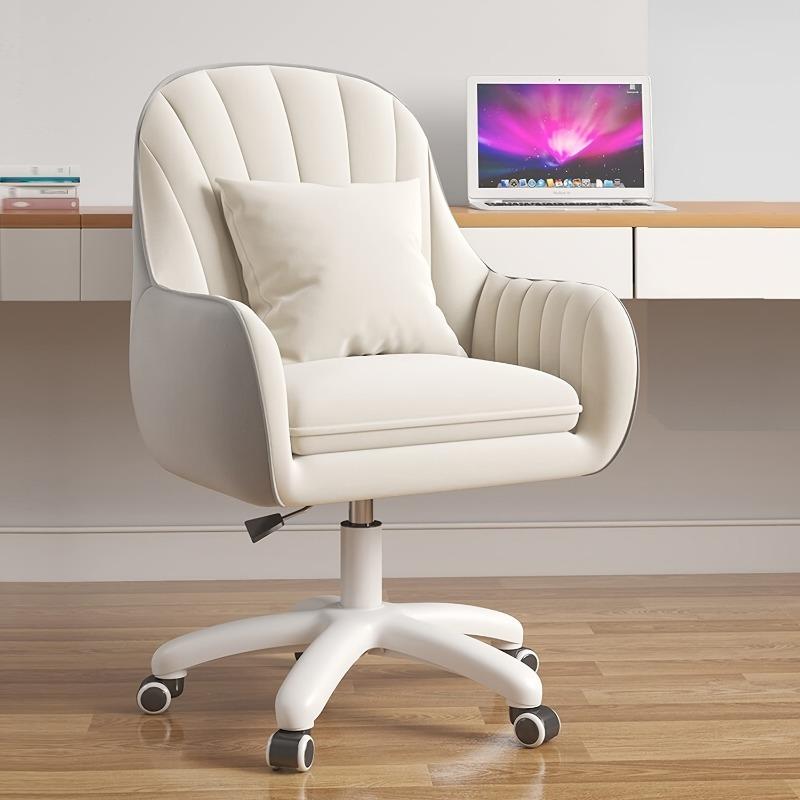 Computer Chair Bedroom Swivel Chair Comfortable Sedentary Girls Makeup Chair Dormitory Student Seat Chair Home Swivel Chair