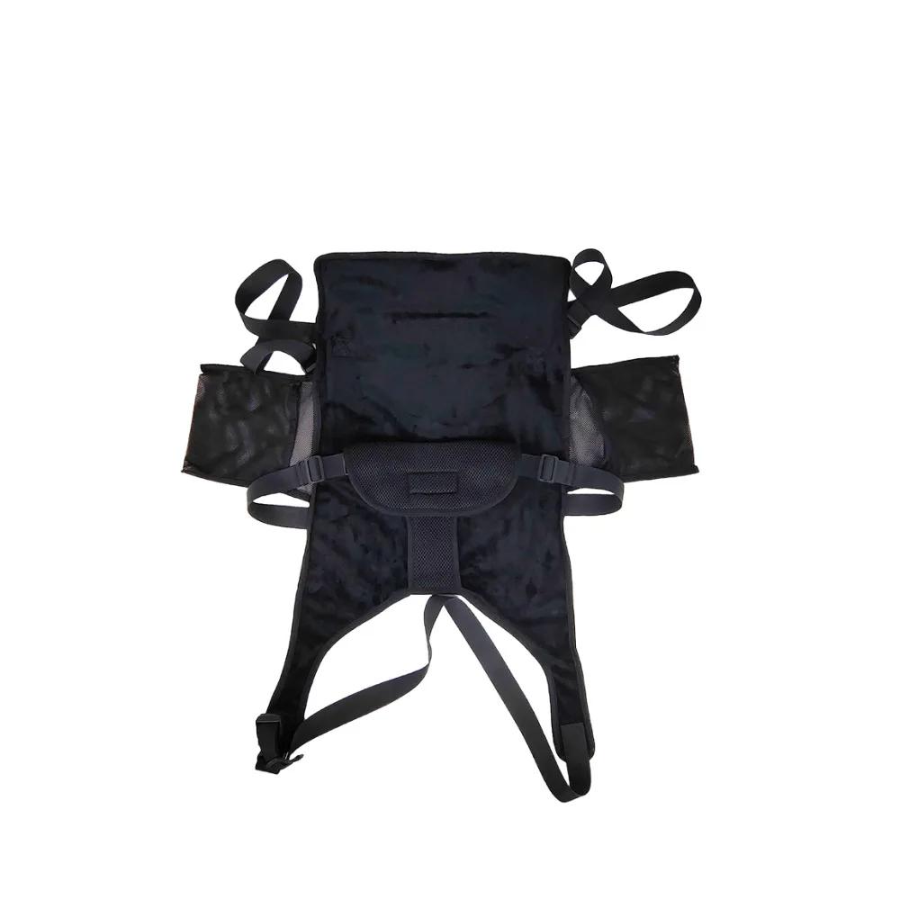 New 1Pcs Kids Airplane Seat Extender Flannel Toddler Airplane Bed with Side Pocket Comfort Breathable Travel Foot Rest Hammock