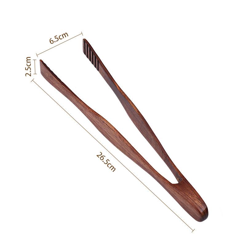 Wooden Kitchen Tongs Food Tongs Salad Serving Bbq Tongs Meat Bread Toast Food Clip Bbq Clamp Kitchen Buffet Utensil Tools