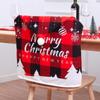 Soft Xmas Dinner Chair Seat Cover Snowman Festival Table Decor  Home Decoration