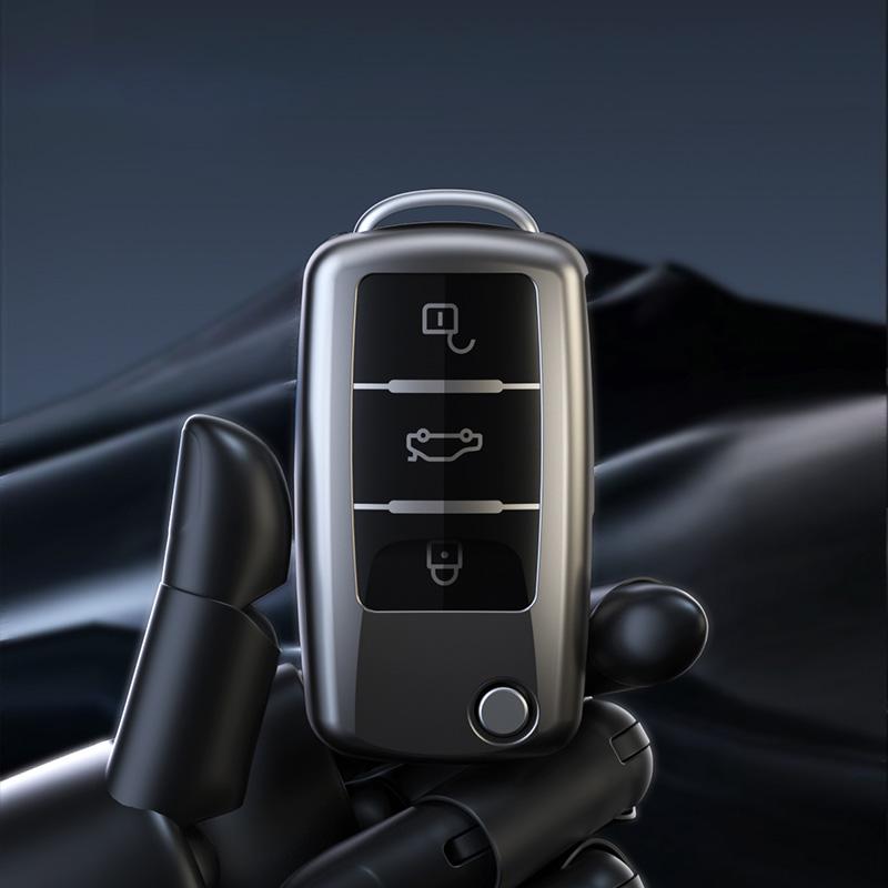 Weiche TPU Autoschlüsselhülle Abdeckung Schale Für VW Volkswagen Polo Golf Passat Beetle Tiguan Seat Leon Altea Skoda Octavia Kodiaq