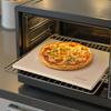 Kámen na pizzu, 38 x 30 cm Obdélníkový kordieritový kámen na pizzu, Extra velký pečicí kámen se škrabkou, 15 mm silný žáruvzdorný kordierit, do kuchyně