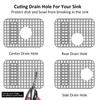 Silicone Sink Protector Heat-Resistant Anti-Slip Sink Liner Mat Portable Reusable Protector Mat for Kitchen Rectangle Sink