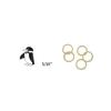 100Pcs Dental Yellow Elastomer Latex Rings Braces Rubber Bands Non-Toxic 3.5Oz for Orthodontic Treatment