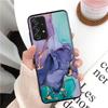Grønt Blått Lilla Marmor Telefondeksel for Samsung Galaxy A13 A22 A12 A32 A71 A11 A21S A33 A52 A72 A51 A50 A70 A31 M31