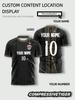 2026 Brazil World Cup Custom Jersey Black Gold