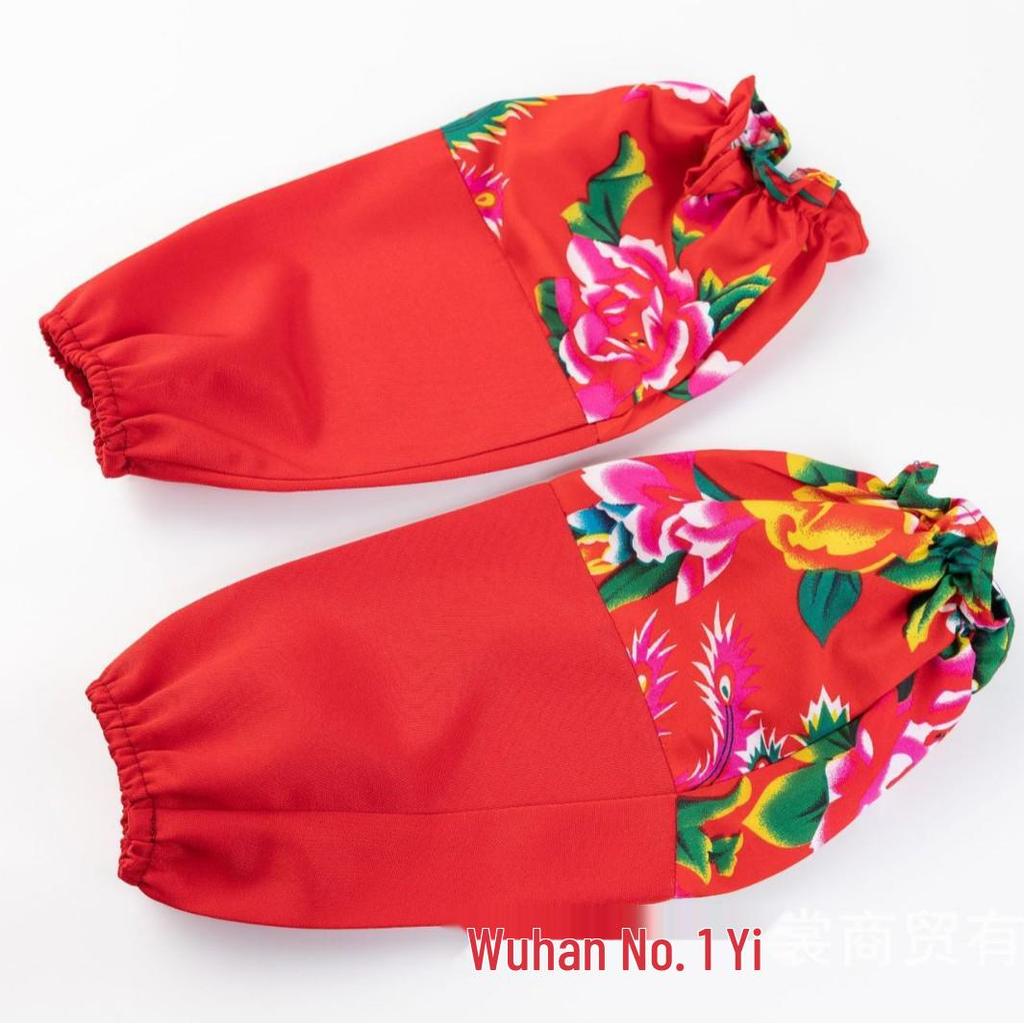 Retro Ethnic Floral Women's Apron for Kitchen and Dining