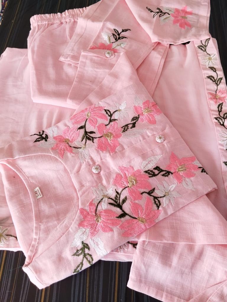Indyjski Damski Designerski Zestaw Kurta Spodnie Dupatta Sukienka Bollywood Top Tunika Kurti Strój Salwar