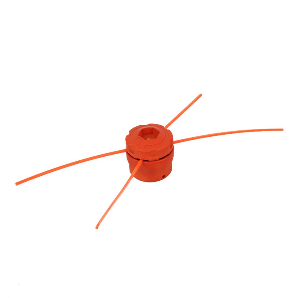 Universal 24 Inch 4 Lines Cutter Head Lawn Mower Trimmer Head Nylon Grass Brush Grass Trimmer Cutting Head Accessory