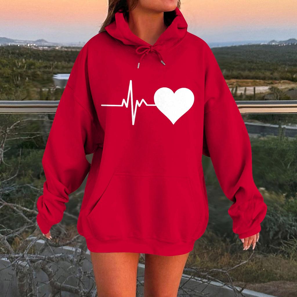 Womens Hoodies Oversized Sweatshirts Long Sleeve Casual Pullover Hooded Sweatshirt Tops
