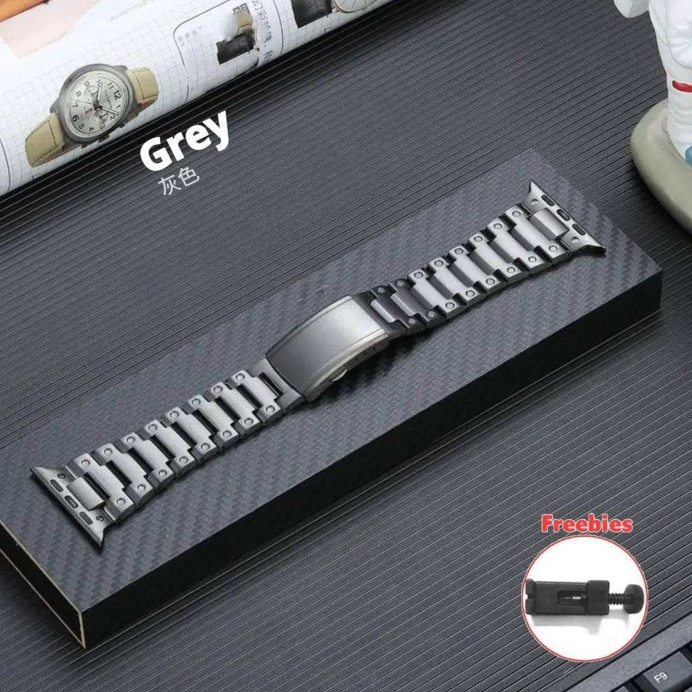 Titanium Strap For Apple Watch Ultra Band 49mm 46mm 44mm 45mm 40mm 41mm 38mm 42mm Metal Bracelet iWatch Series 10 9 8 7 6 5 4 3 SE Bands