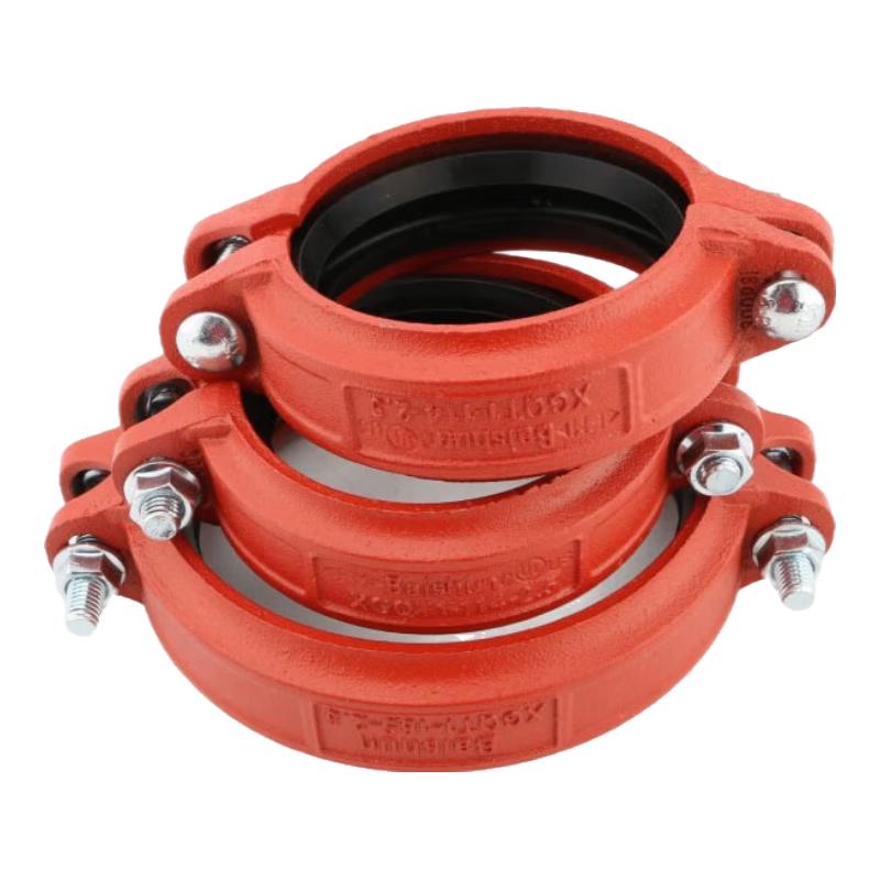 GUYU Grooved Fire Pipe Clamp DN50 (Outer Dia. 60mm) Thickened