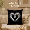 Band U-U2S Cushion Cover Double-Sided Printed Pillow Cover Hypoallergenic Dust-Mite Proof