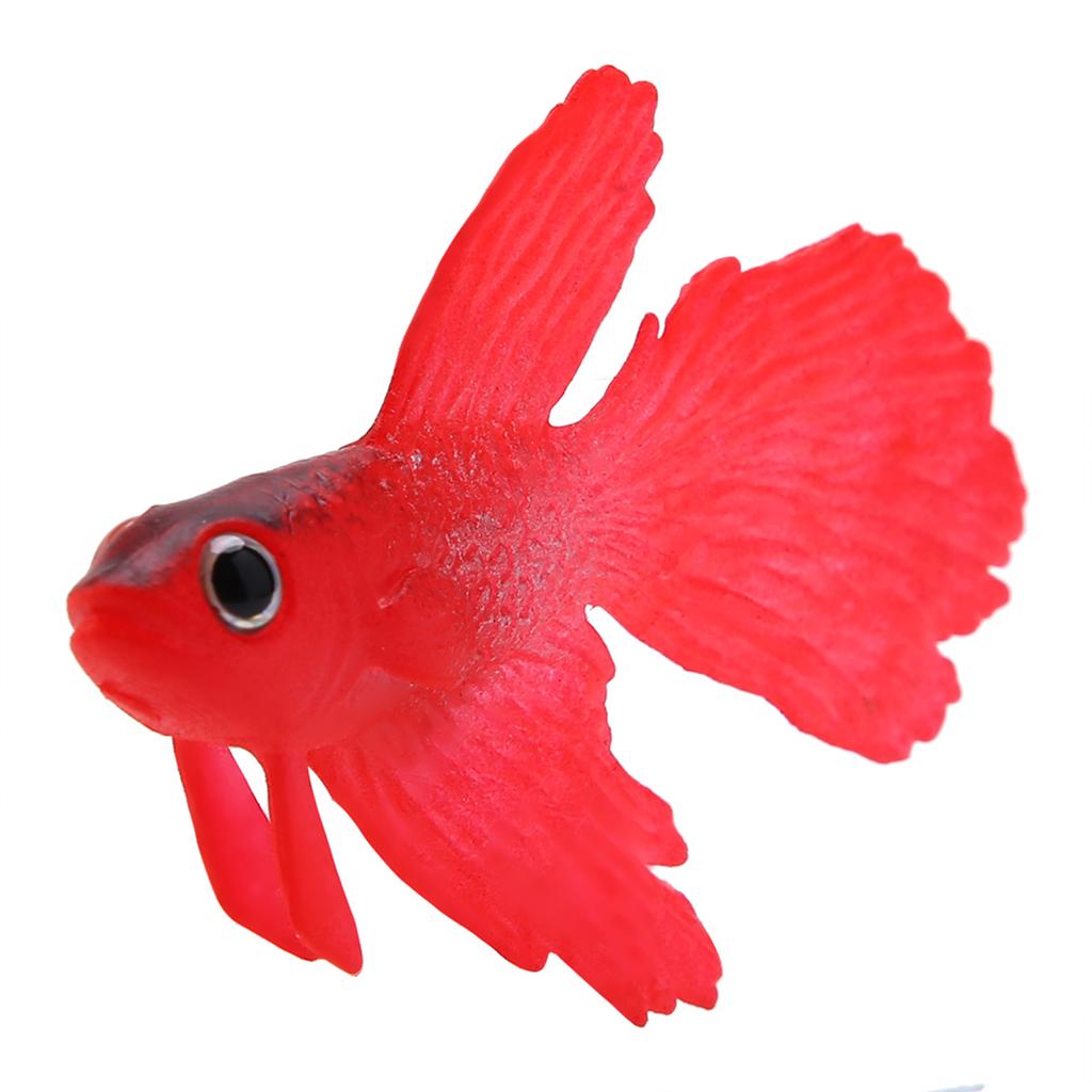 Aquarium Decoration Funny Artificial Silicone Small Fish Fish Tank Ornament