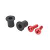M5 Motorcycle    S Nuts Gaskets Set Aluminum Alloy Rubber Replacement for  