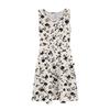 Women's Casual Sundress With Pockets Summer Boho Beach Dress Floral Blouses For Women T-Shirts Dress V Neck Loose Tank Dresses