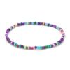Colorful Beads Anklets Summer Beach Boho Women Elastic Rope Chains Adjustable Ankle Bracelet Beach Jewelry Vacation Accessories