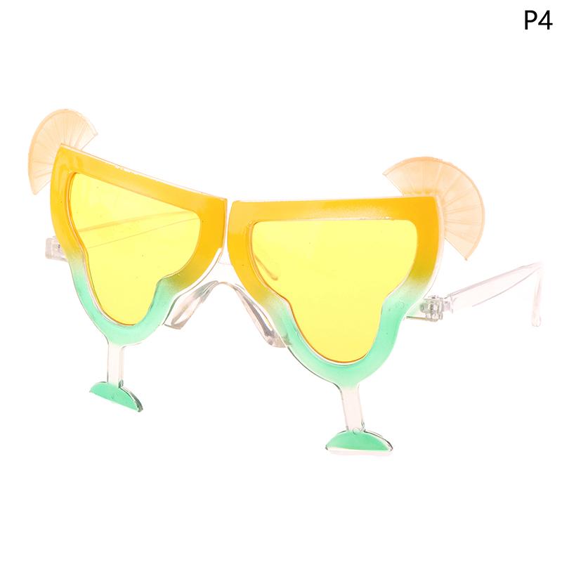 1Pc Hawaii Tropical Party Sunglasses Luau Pool Beach Party Decoration Supplies Cartoon Funny Glasses Photo Props