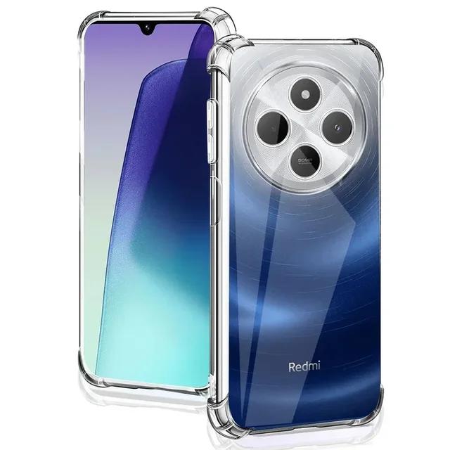 For Redmi 14C 4G 14R 5G Case Crystal Shell Soft Silicone Phone Cover For Xiaomi Poco C75 Clear Shockproof Airbag Case For Redmi 14C 4G чистый