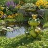 Grenouille de decoration de jardin en céramique 44 cm