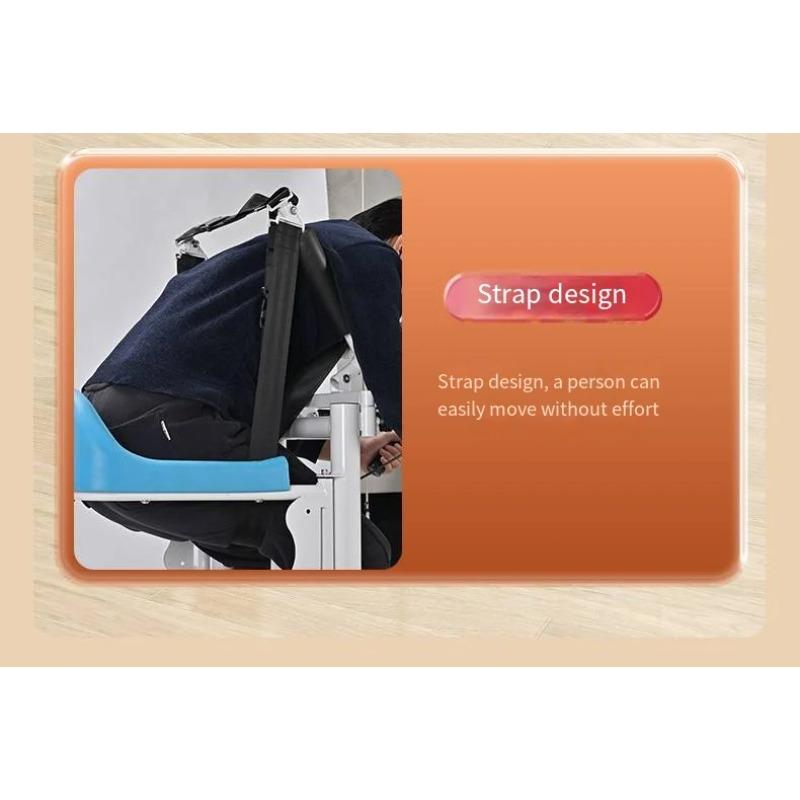 Multifunktioneller Toilettenstuhl für ältere Menschen, Patientenlifter-Transferstuhl, hydraulischer Transferstuhl für ältere Menschen, Rollstuhl