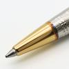 Used PARKER Ballpoint pen SONNET FRANCE P.III metal Silver gold Rotary type