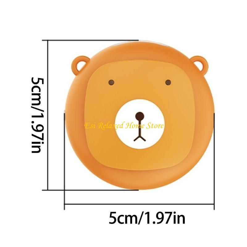 B46E Portable Air Refresher Bear USB Air Cleaner Rechargeable Plastic Texture