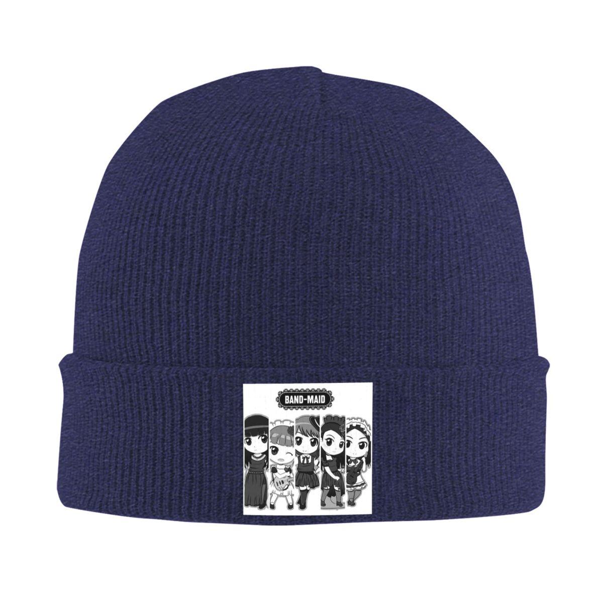 

Band Maid Japan Metal Rock Warm Knitted Cap Winter Knit Bonnet Hat Skullies Beanies Hip Hop Caps for Unisex One Size