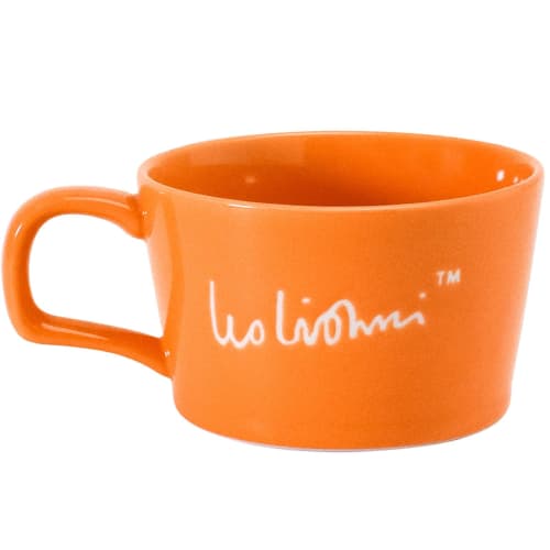 Leo Lionni" Soup Cup/Mug, Microwave and Dishwasher Safe, Leo Lionni Merchandise, Vegetable Design, Orange, Approx. 440ml, Diameter: Approx. 11cm, Min