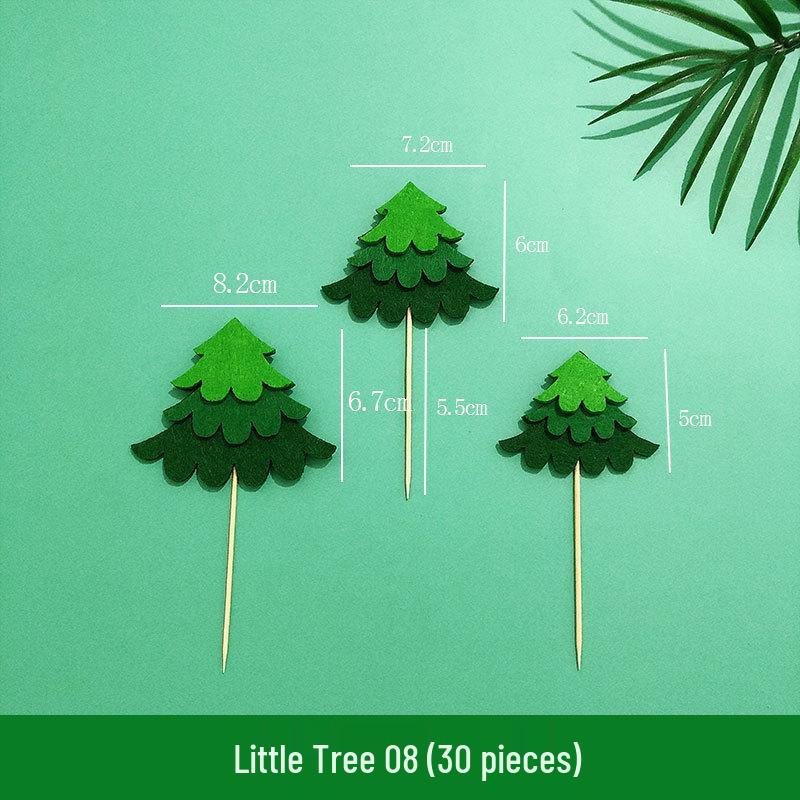 Decorazione per torta Albero della foresta: Set Decorazioni Cocco, Natale, Albero di Mele per Compleanni e Celebrazioni